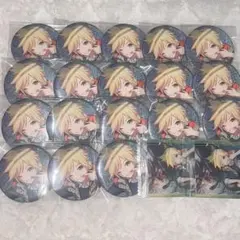 プロセカ グリッター缶バッジ グリ缶 1C ウエハース｜鏡音レン