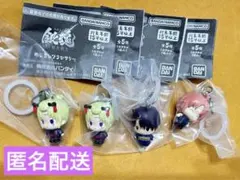 銀魂 吉原大炎上 めじるしアクセサリー　志村新八　　神威　月詠×2