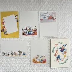 ドナルドダック 65周年 ポストカードセット