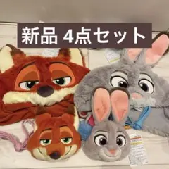 ズートピア ディズニー ファンキャップ ニック　ジュディ ショルダー バッグ