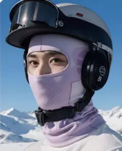 バラクラバ 冬用 目出し帽 防寒ネックウォーマー フードウォーマー 保温 暖かい