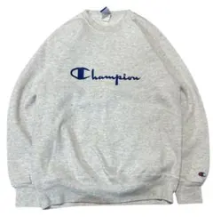 90s USA製 Champion 青タグ vintage ビッグロゴスウェット