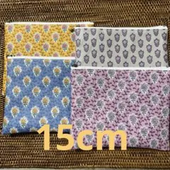 ブラックフライデー　ソレイアードラミネートフラットファスナーポーチ4個セット