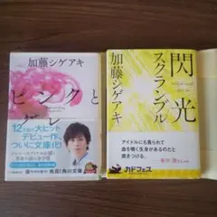 ピンクとグレー 閃光スクランブル 2冊 加藤シゲアキ