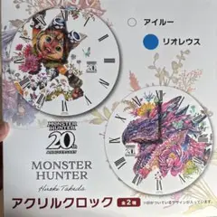 モンスター・ハンター 20周年 アクリルクロック