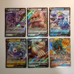 ポケモン V・GX RR まとめ売り 6枚セット ゲノセクト マーシャドーのサムネイル