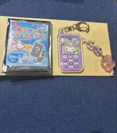 平成レトロ】ハローキティ ガラケー ストラップ キーホルダー ミツバチ