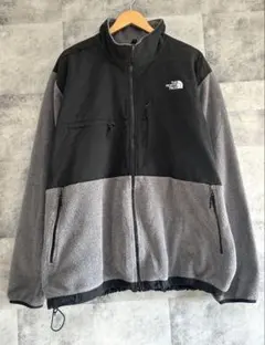 ノースフェイス デナリ　ジャケット ブラック グレー フリースジャケット　メンズ