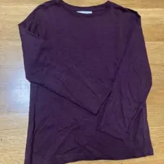 ZARA 長袖Tシャツ ボルドー 128cmのサムネイル