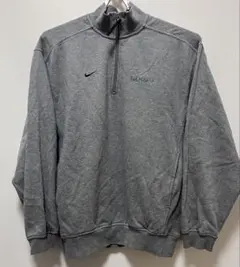 Nike RAMAPO ハーフジップ トレーナー グレー　ナイキ　スウェットAW