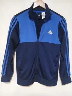 adidas 男の子　ジャージ青/紺　160cm