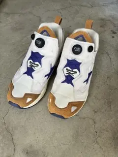 数回のみ使用 Reebok インスタポンプ フューリー 95 ホワイト/ブルー