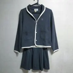 【組曲】チャコールグレーセットアップ/スーツ＊150-160/TL