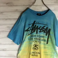 stussy ボーダーキャミ STUSSY （ステューシー） マルチボーダー柄 コットンキャミソール