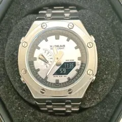 X-GEAR ロイヤルオークタイプ オマージュ腕時計 アナデジ デジアナ 