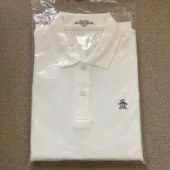 難あり！Munsingwear ホワイトポロシャツ Mサイズ