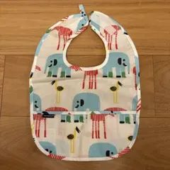 マリメッコ お食事エプロン 象柄