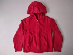 Polo Ralph Lauren 120cm 厚手パーカー 裏起毛 レッド