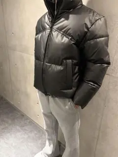 ZARA マッチングボンバーコート ブラック オレンジ - メルカリ