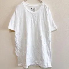 美品 ヘインズ トップス クルーネック 半袖 シンプル 【M】白 綿 カジュアル