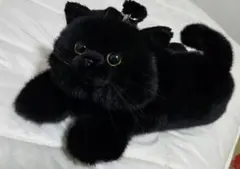 Chongker 黒猫ぬいぐるみ 斜めがけバッグ　箱付き