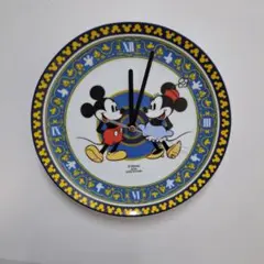 ディズニー. ミッキーマウス. プレミアム陶器製絵皿時計