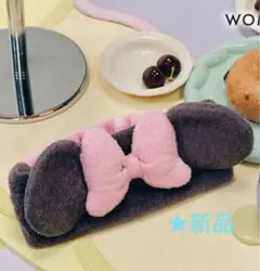 【新品】ジェラートピケ スリープ ディズニー Minnie ヘアバンド