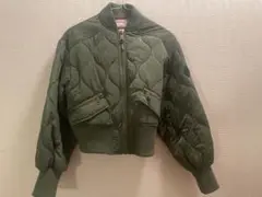 TED BAKER オリーブグリーン MA-1ジャケット キルティング