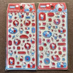正規品　サンリオ　ハローキティ　ドロップジェリーシール　立体シール　2枚
