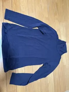 ネイビー ヒートテック長袖シャツ