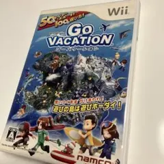 GO VACATION wii namco 説明書つき