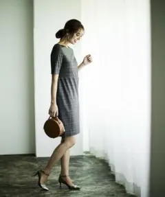 ★クリーニング済【GREEN LABEL RELAXING】カチリラワンピース