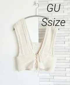 GU　2wayニットビスチェ