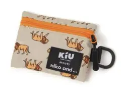 【新品未使用】KiU(キウ) × niko and… コラボアニマルマルチポーチ