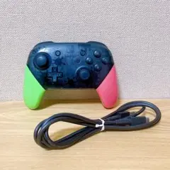 【美品】Switch Proコントローラースプラトゥーン2エディション