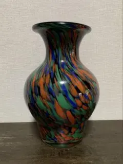 D-壁 最高峰 ArtGlass 手作り ガラス ピッチャー 水差し 昭和レトロ