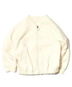 新品　シューラルー　バック　フリル　リブ　ブルゾン　ジャケット　アウター　羽織り