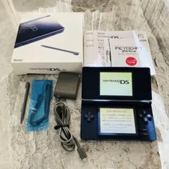 完動品　 Nintendo DS Lite エナメルネイビー