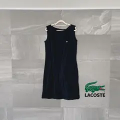 ［匿名配送］ラコステ 黒色 ノースリーブワンピース