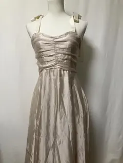 NICE CLAUPナイスクラップ あざとモテワンピース ベージュ F