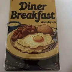 ダイナー風朝食サインボード