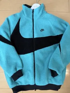 Nike ビッグスウッシュ　ボアジャケット　リバーシブル　ハイパージェイド　XL