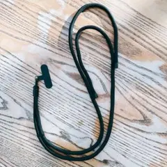 【新品未使用】スマホショルダーストラップ 黒 長さ調節可能 首かけ 肩かけ