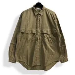 90s ペリーエリス Perry Ellis カーキ シャツ レーヨン - メルカリ
