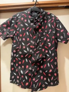 RVCA 半袖シャツ リーフ柄 スリムフィット Sのサムネイル