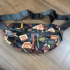 【美品】kiu ボディバッグ エスニックパターン