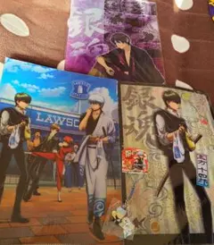 銀魂 クリアファイル キーホルダー  セット