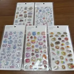 5/30-6/6♡スリーコインズ　ぷっくりシール5枚セット