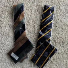 ストライプネクタイ2本セット