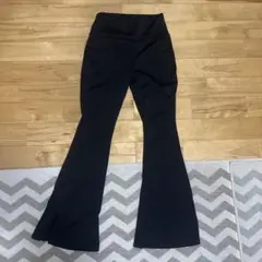 SHEIN フレアパンツ ブラック Sサイズのサムネイル